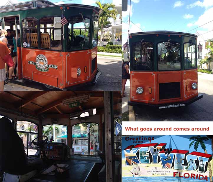 Key West trolley